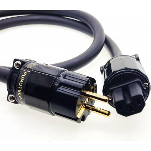HIFI Schuko furutech silver plated fp-314ag amplifier AC EU power cable Mains fi-11-n1 plug