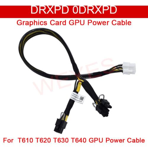 DRXPD 0DRXPD Graphics Card GPU Power Cable for T610 T620 T630 T640 GPU Power Cable