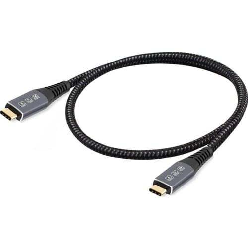 Chenyang Thunderbolt USB-C Type-C to Thunderbolt USB-C TypeC USB4 Cable 40Gbps with 100W Charging Compatible with Thunderbolt3/4