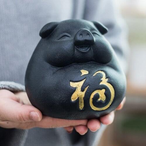Secret Coin Piggy Bank Adult Kids Pig Ceramic Paper Money Gift Ornament Cute Piggy Bank Hidden Safe Spaarpot Home Decor DG50MB