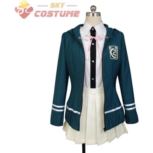 Super Danganronpa Dangan Ronpa Chiaki Nanami Cosplay Costume JK Uniform Women Girl Sailor Uniform Skirt Suit Jacket Wig