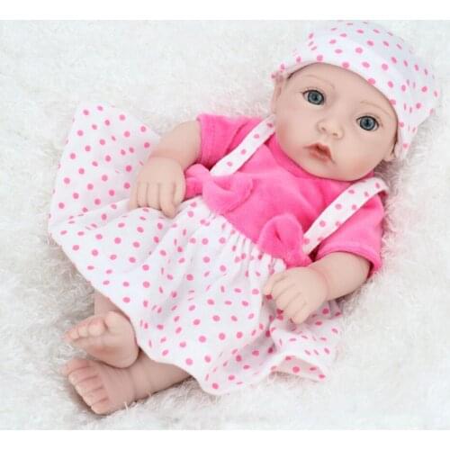 Simulation of The Reborn Baby Companion Doll Soft Lifelike Rubber Comforter Pacifying Doll for Boys Girls Birthday Gift