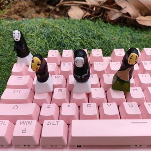 Mechanical Gaming Keyboard Keycaps Personality Design Cartoon Axis R4 Cute Personalized PBT Key Cap Single Stereo Halloween Gift