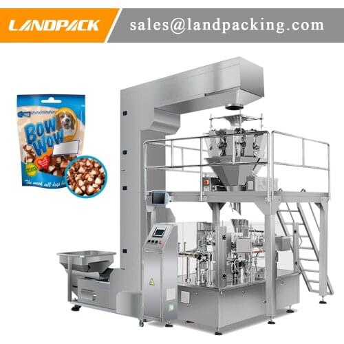 Multihead Weigher Automatic Weighing Dog Food Doypack Packaging Machine Pet Food Package General Purpose