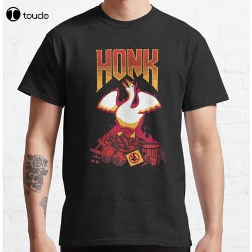 New Untitled Goose Game Funny Doom Game Design Classic T-Shirt Cotton Men Tee Shirt