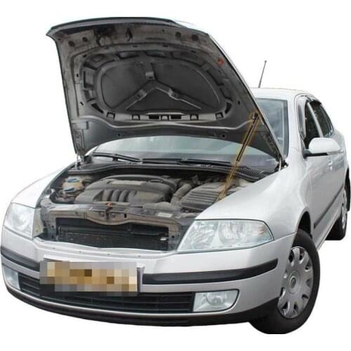 For Skoda octavia a5 2004-2012 Front Bonnet Hood Modify Gas Struts Carbon Fiber Spring Damper Lift Support Absorber