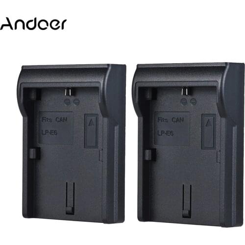 Andoer 2pcs DMW-BLF19E Battery Plate for Neweer Andoer Dual/Four Channel Battery Charger for Nikon Sony Canon
