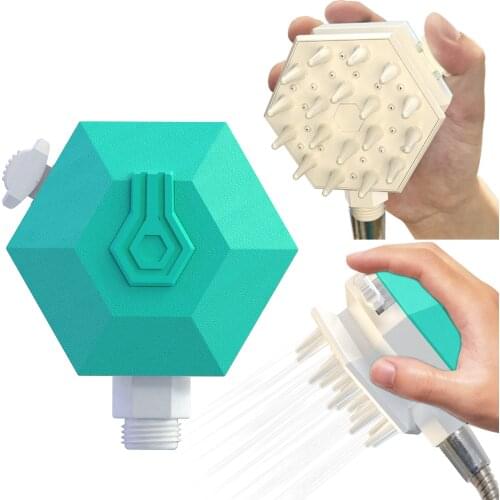Pet Dog Bath Sprayer Shower Brush Comb SPA Shampoo Massage Brush Shower Hair Removal Comb for Dogs Cats Cleaning Grooming Tool