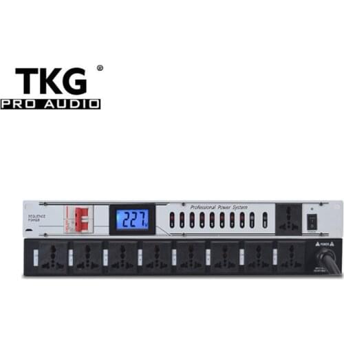 TKG sound system stage performance 8 channel sequencer power professional power sequencer power sequence controller