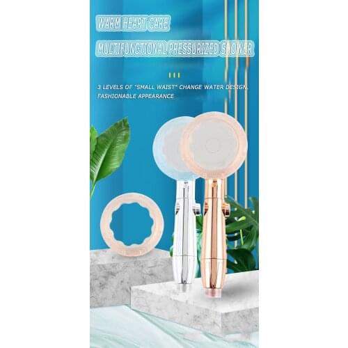 Xiaoman Waist Shower Water-saving Non-porous Bracket Hose Adjustable Japanese Beauty Filter Bathroom Accessories Set