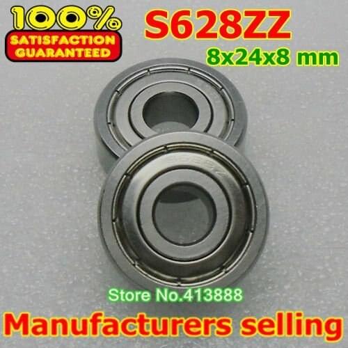 1pcs) SUS440C environmental corrosion resistant stainless steel deep groove ball bearings S628ZZ 8*24*8 mm