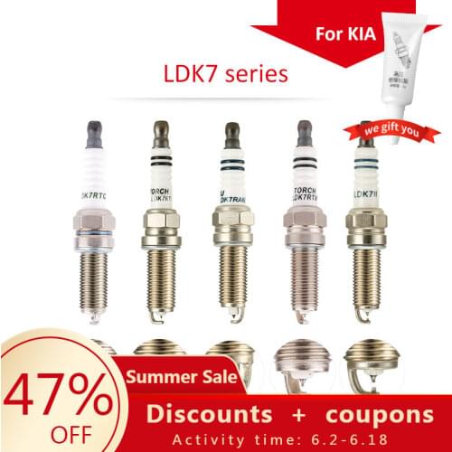 4packs/6packs China original TORCH spark plugs YR7SII33U/SILZKR7B11/VXUH22I/RER10WMPB4/LDK7RTIP