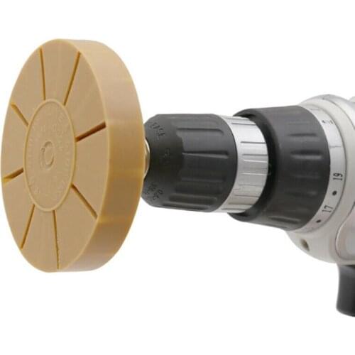 Car Grinding Wheel W/ Drill Adapter Decal Film Remover Supplies 3.5-inch Removing Tool