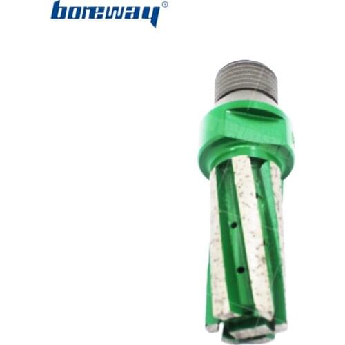 Boreway Supply A Piece of D22*50T*1/2"G CNC Diamond Finger Drill Router Bit With Strengthen Bottom For Slab Sink Hole Counter