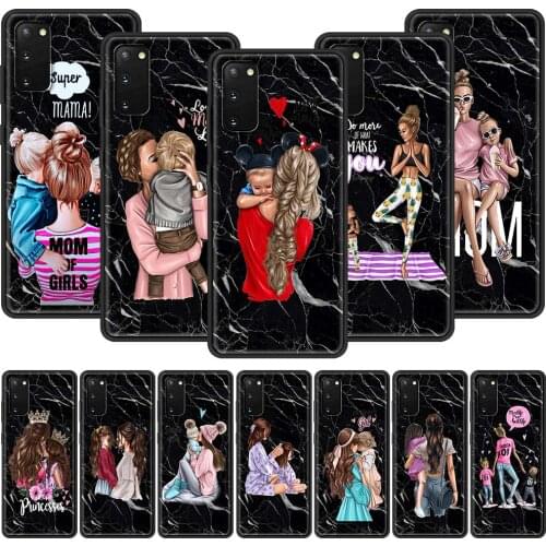 Baby Mama Super Mom Girl Phone Case for Samsung S20 FE 5G S20 Plus S20Ultra S10 Lite S9 S8 + S7 Edge S21 Cover Back Coque Capa