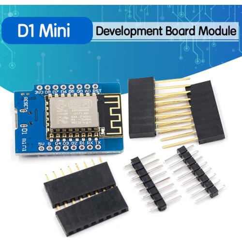 D1 Mini ESP8266 ESP-12 ESP-12F CH340G CH340 V2 USB WeMos WIFI Development Board D1 Mini NodeMCU Lua IOT Board 3.3V With Pins