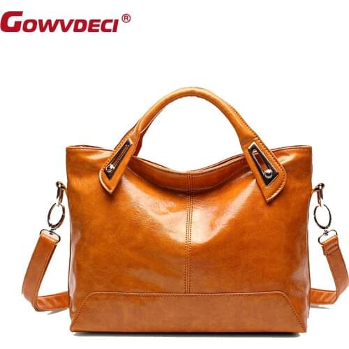 GOWVDECI Faux Leather Bags For Women