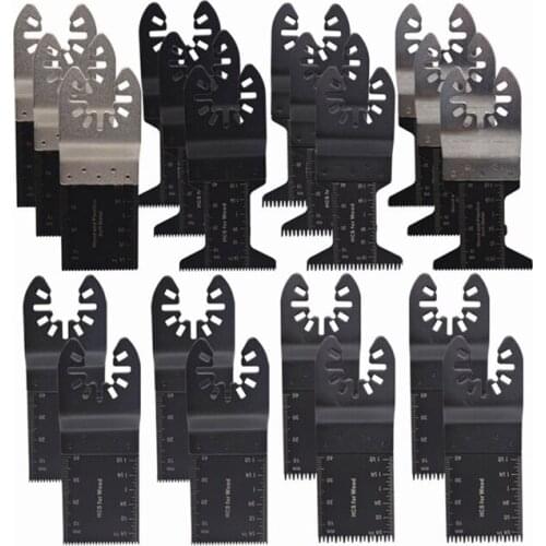 Quality 20 Pcs/Set Oscillating Multitool Reciprocating Saw Blade Woodworking Accessories Kit DIY Cutting Power Tools