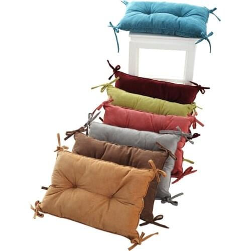 Thick Cushion Mattress Sofa Office Chair Cushion Home 28x48cm Rectangle Soft Comfortable Cushions for Chair Floor Room Decor
