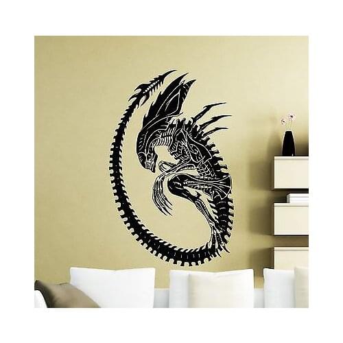 Alien Wall Decal Monster Alien Movie Vinyl Sticker Art Decor Home Mural Kids Rooms Decorations Living Room DIY Wallpaper E568