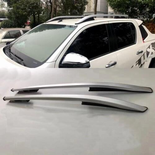 Roof Rails Car Accessories Silver Roof Rails Rack Carrier Bars For Hilux Revo Rocco 2015-2019 2020 2021 Pickup Car Parts
