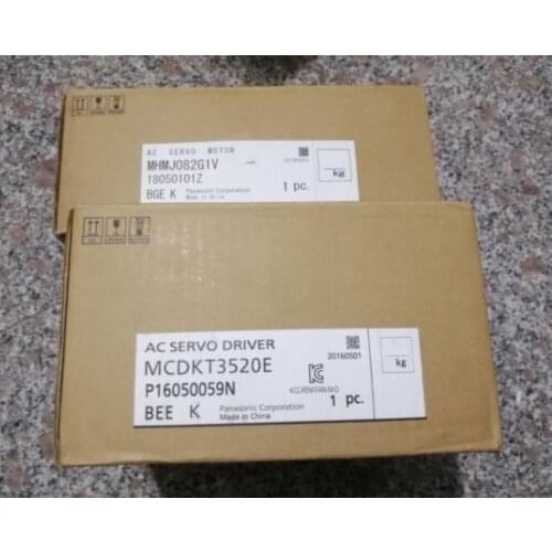 BRAND NEW AC SERVO MOTEUR MSMJ082G1V + MCDKT3520E SERVO DRIVE AVEC CABLES