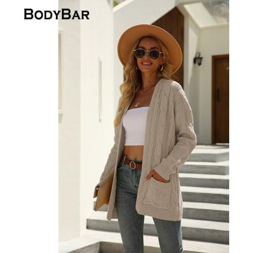 Autumn/Winter Long-sleeved Loose Sweatshirt Cardigan Twist Knit V-neck Ladies Jacket 2021 New Plus Size Women Loose Clothing XL
