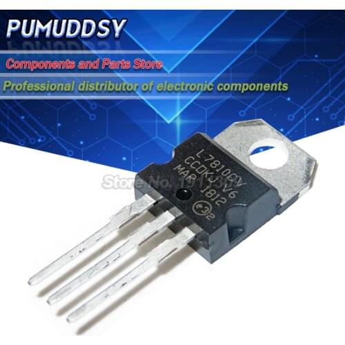 10PCS L7810CV TO220 L7810 TO-220 7810 LM7810 MC7810 new voltage regulator IC IC