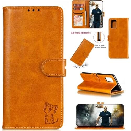 Cute Cartoon Cat Wallet Flip Case For Huawei P40 P20 P30 lite Pro P Smart Z Y5 Y6 Y7 2019 P20lite P30Pro P40lite Leather Cover