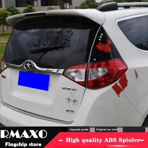 For JAC Heyue RS Spoiler 2008-2015 Jianghuai Heyue RS S-k Spoiler ABS plastic Material Car Rear Wing Color Rear Spoiler