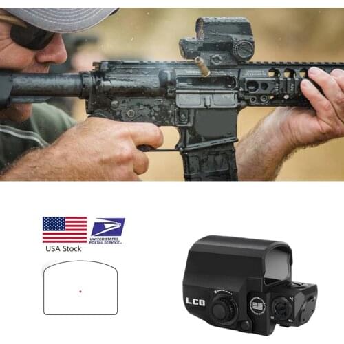 Tactical LCO Red Dot Holographic Reflex Sight Fit All 20mm Rail Mount Outdoor Hunting Scope Rifle Collimator Sights