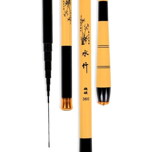 1.5M-6.3M Carp Fishing Rod Telescopic Ultra-Short Carbon Fishing Rods for feeder 43cm Ultra Light Super Hard Stream Hand Poles