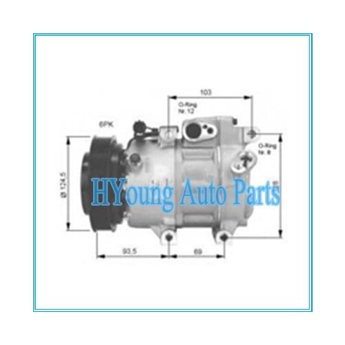 High quality Auto AC Compressors for ar Hyundai Tucson 2.0L For Kia Sportage 2.0L Spectra 2.0L L4 977012D700 97701-2D700