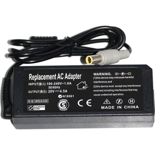 90W 20V 4.5A laptop charger AC/DC power adapter 40Y7659 92P1107 for LENOVO ThinkPad Edge E420 E430 E530 E535 T410 T420