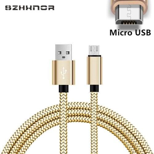 Micro USB Charger usb Nylon Braided Android usb for xiaomi redmi 4X 5 Plus note 5 samsung galaxy j5 j7 s4 s6 note 3 4 moto x