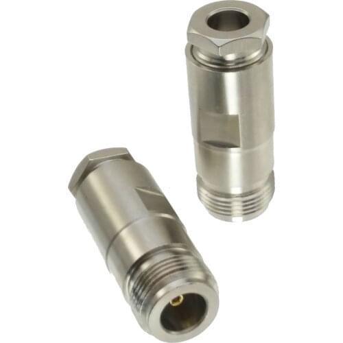 10pcs Connector N female jack clamp RG5 RG6 LMR300 RG304 cable Straight