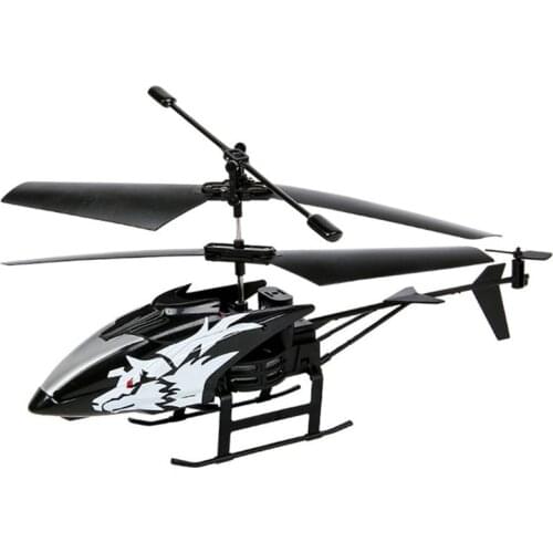 2 Channel Mini USB RC Helicopter Remote Control Aircraft Drone Model with Light for Kids Adults Toys Gifts