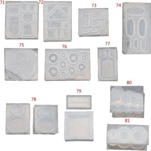 3D Mini Cup Bottle High Heels Bread Pot Pendant Resin Casting Mold Silicone Mold Kit Miniture Food Play Mold Tools W0YA