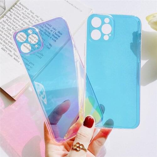 Colorful Blu-ray Jelly Luxury Case For VIVO Y91 Y95 Y51 Y66 Y67 Y52S Y93 Y93S Y85 Y73S V11 V11i V15 X27 X60 Z6 V17 Z3X Z1 IQOO 7