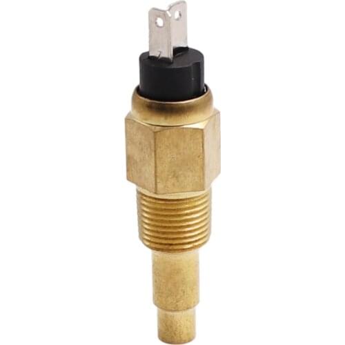 3/8 NPT Temperature Sensor Unit Sender with 120 degree Temp Alarm For Car Motorcycle Truck Marine Temp Gauge