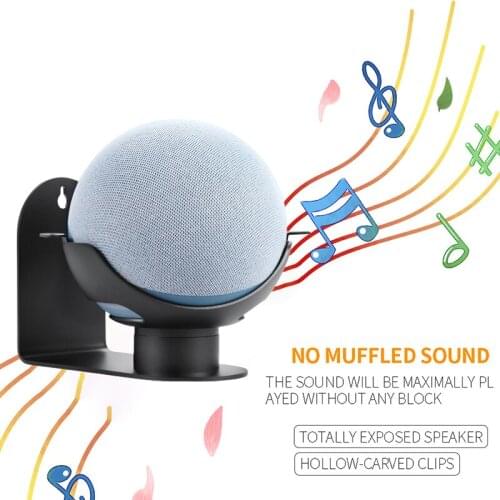For Amazon Echo Dot 4nd Bluetooth Speaker Wall Mount Holder Fixed Charging Wall Mount Brackets For Echo Dot 4nd Speaker Stand