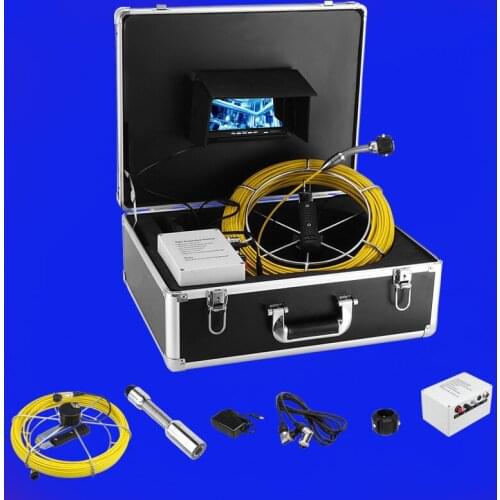 20M Pipeline Internal Inspection Endoscope Camera 23MM Camera Head Waterproof 7inch LCD Monitor Used For Sewer Drain Inspection