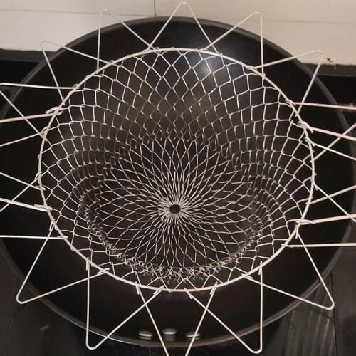 1pcs Foldable Steam Rinse Strain Fry French Chef Basket Basket Mesh Basket Strainer Net Kitchen Cooking Tool Gadgets