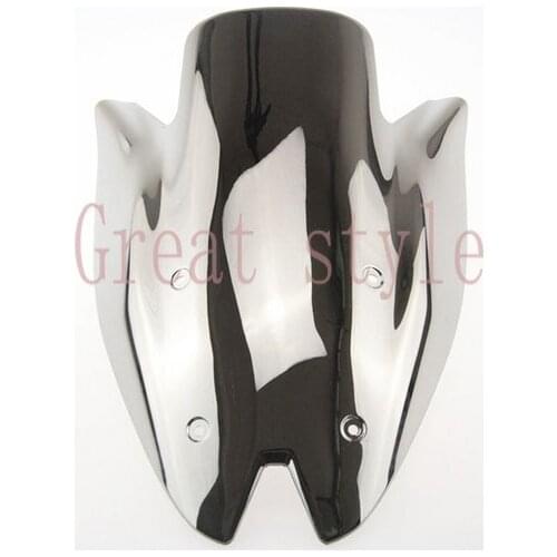 New motorcycle motorbike Windshield Windscreen Silver For Kawasaki Z1000 Z 1000 2010 2011 2012 2013 10 11 12 13 ABS+Screws Bolts