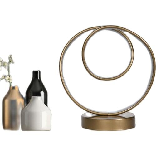 Hmydesign New Season Gift Decorative Accessories Office Bedroom Living Room Home Table For Entrelace Led Lampshade Gold