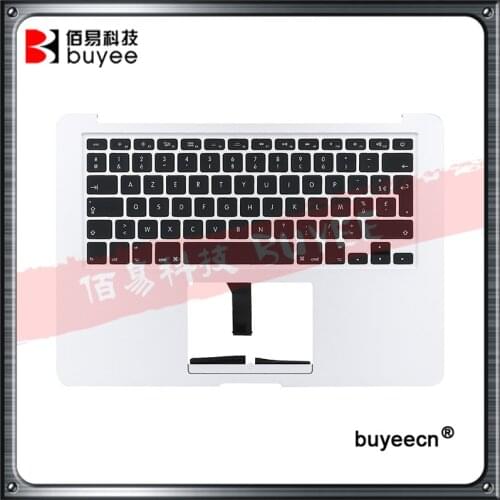 Original A1466 Topcase French UK Keyboard For Macbook Air 2013 13'' A1466 Palmrest France English keyboard with backlight