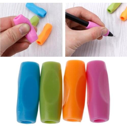 P82F 4Pcs Children Pencil Holding Practise Device for Correcting Pen Holder Postures
