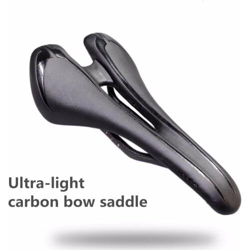 2019 New design Hollow lightweight full carbon fiber bow EVO sponge mtb road bike Seat cushion bicycle saddle dropship