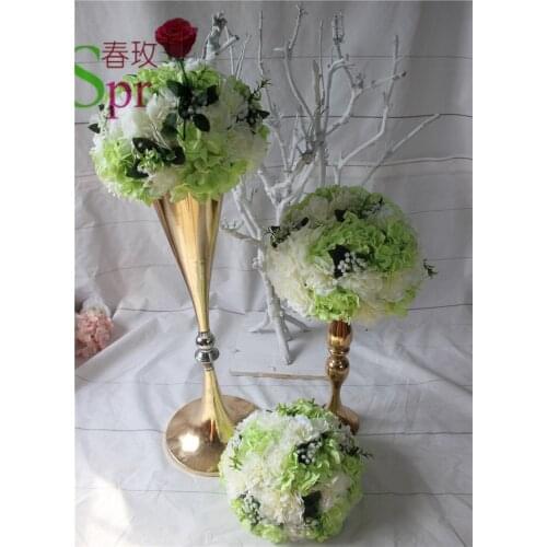 SPR NEW!!Free shipping!wedding centerpiece,wedding table decoration flowers, Road lead flower balls,(only the flowers)10pcs/lot