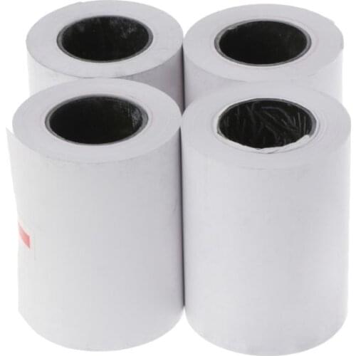 4Pcs Thermal Paper 57x50mm Thermal Receipt Paper POS Cash Register Receipt Roll For 58mm Thermal Printer